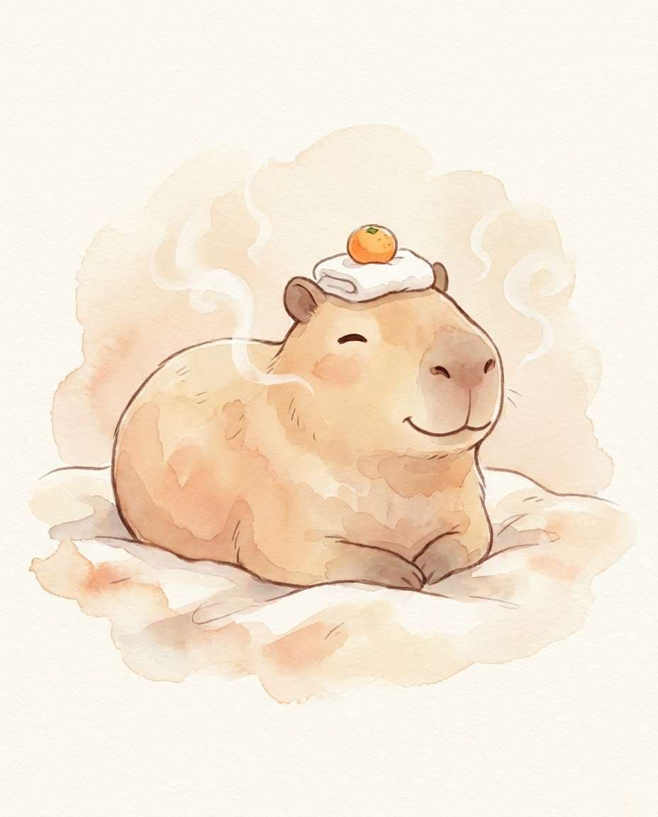 capybara spa day photo