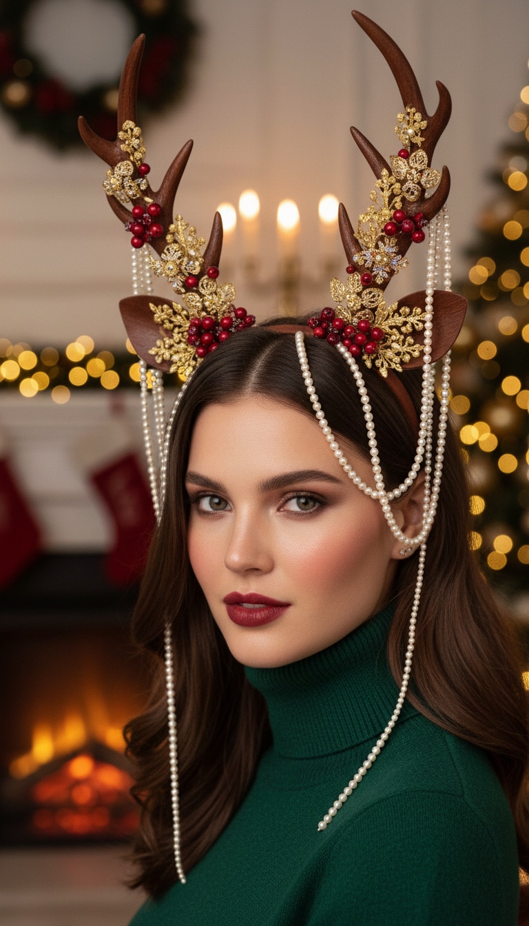 Elegant Antler Crown