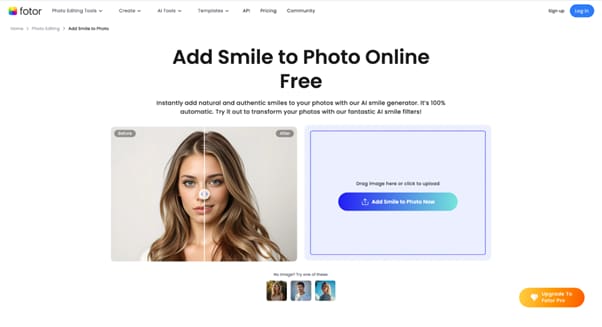 Fotor smile filter