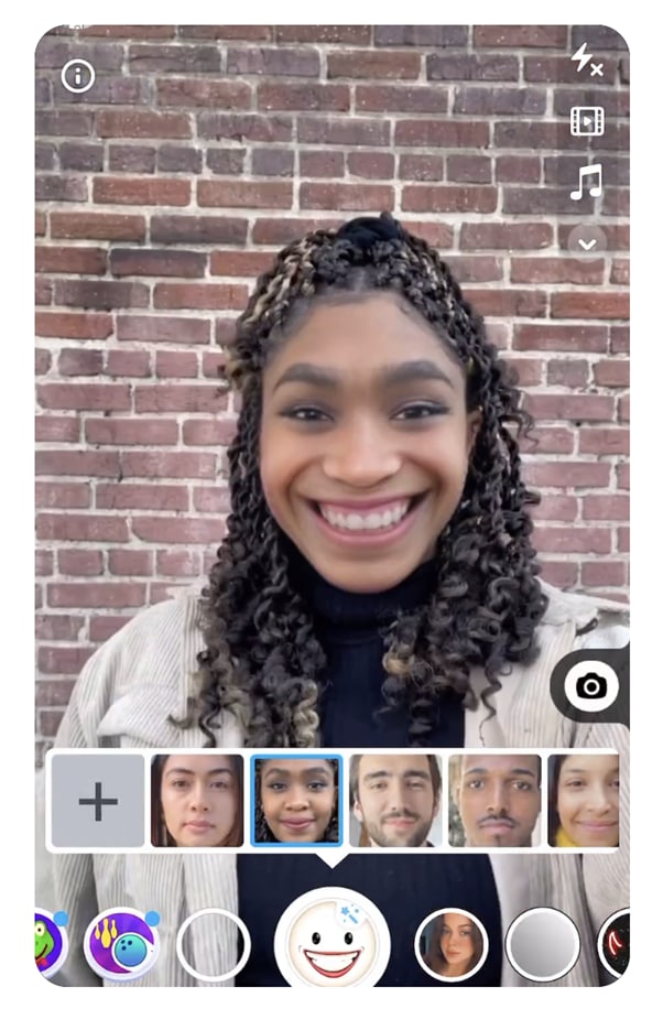snapchat ai smile filter