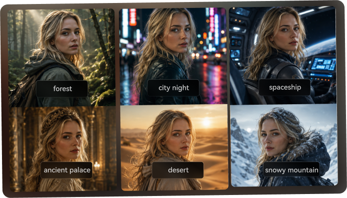 AI Film Maker keeps characters consistent across cinematic scenes