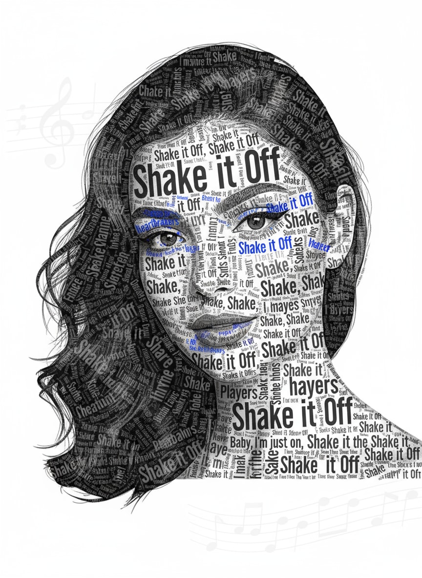 Typography Portrait Example 2