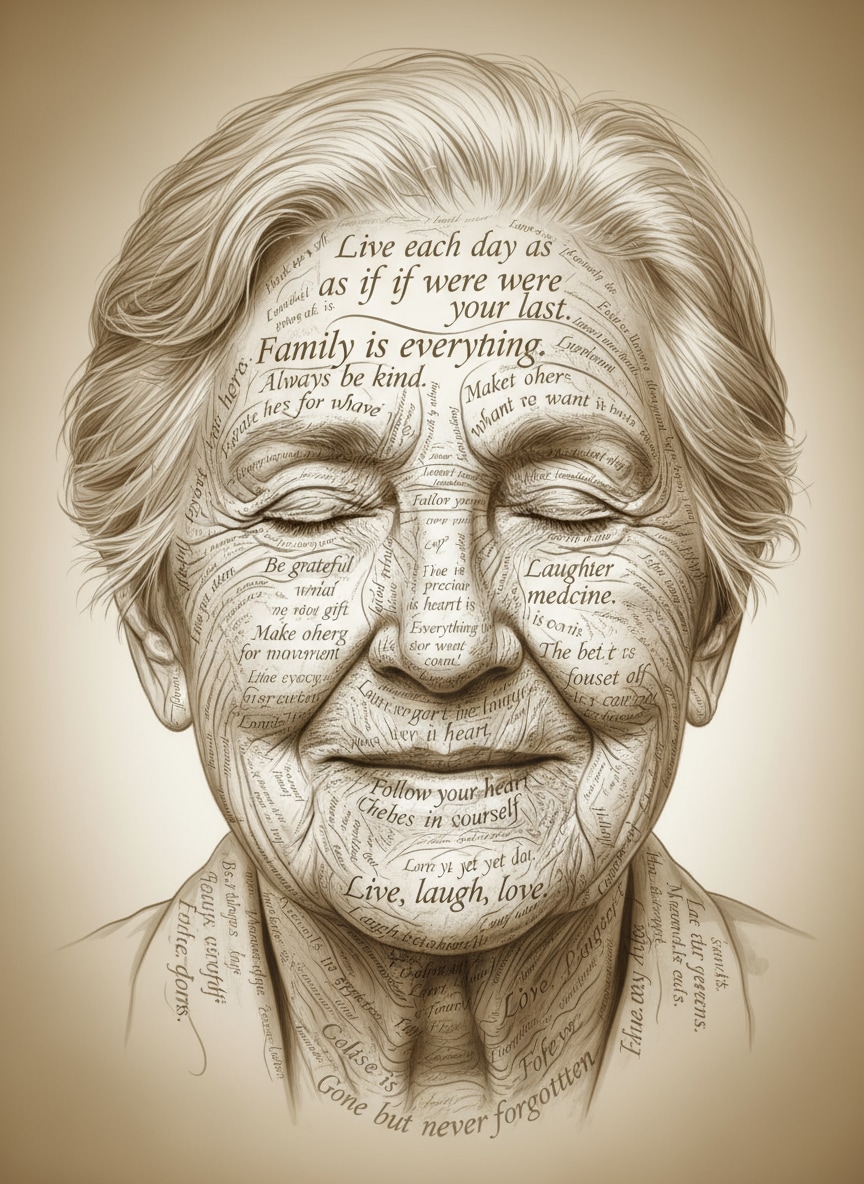 Word Art Portrait Example 4