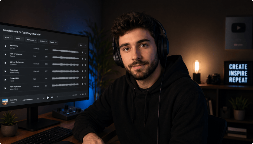 AI music generator for YouTubers