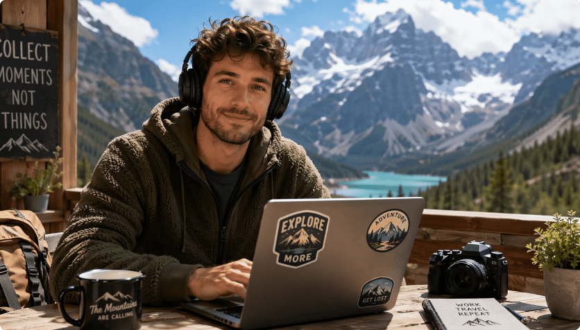 AI travel vlog music generator