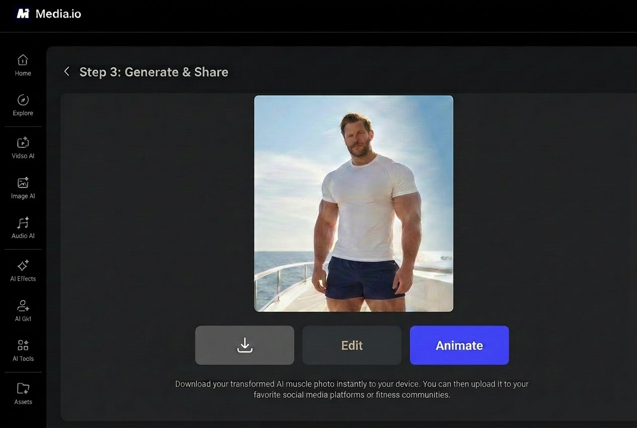 Download AI steroid effect photo