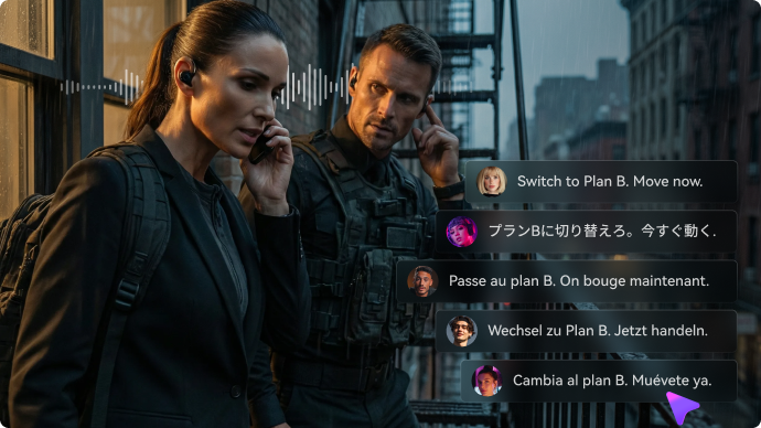 Text-to-speech or audio upload for AI lip sync
