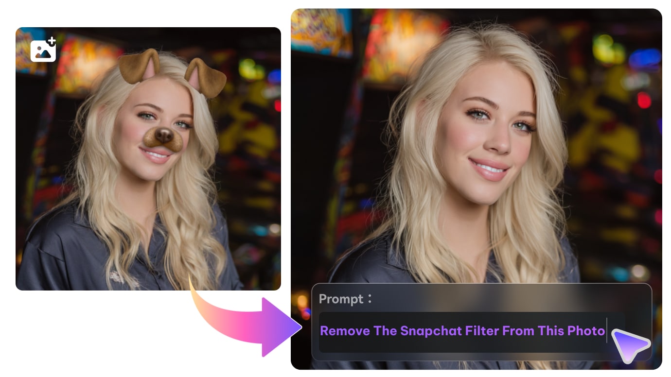 remove snapchat filters