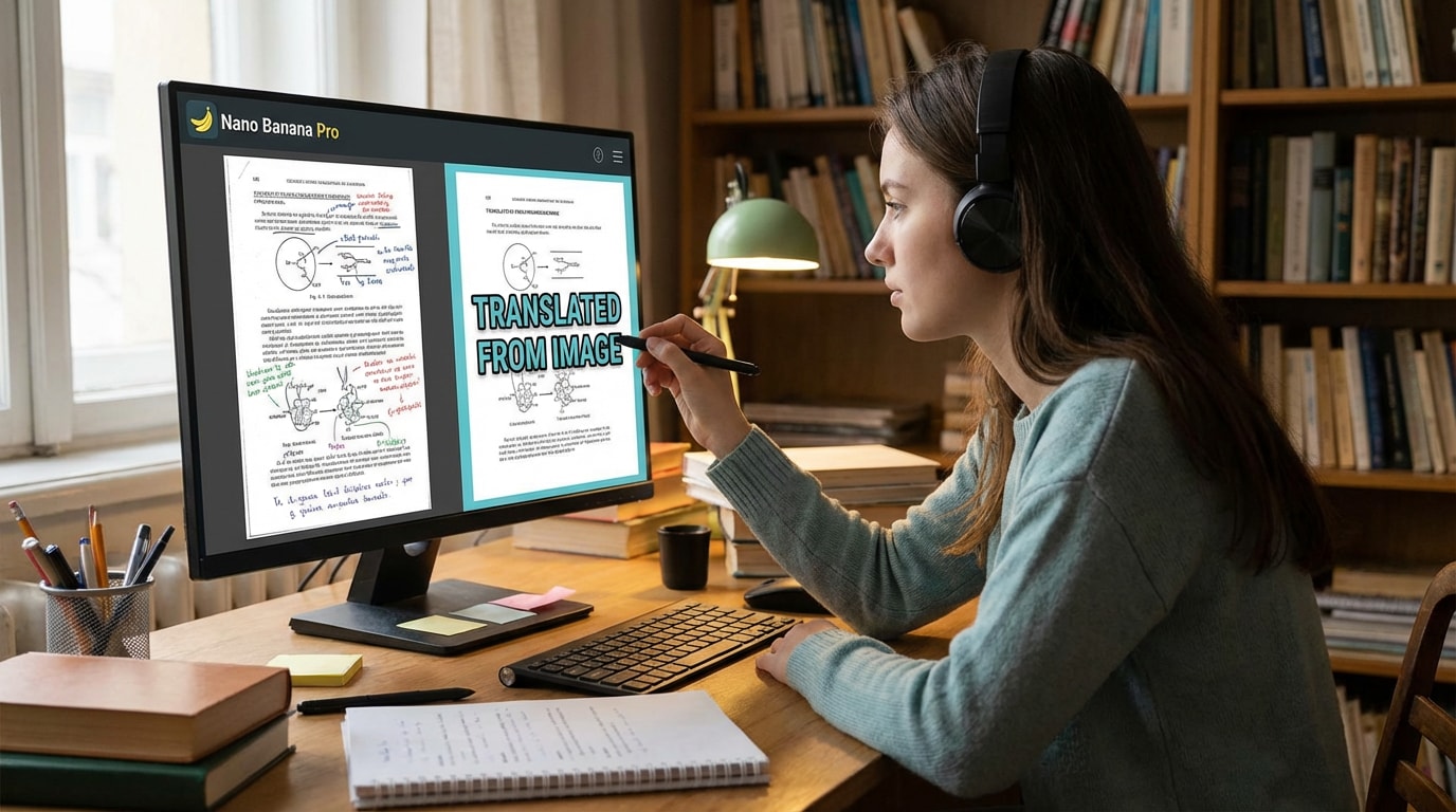 Student translate from image