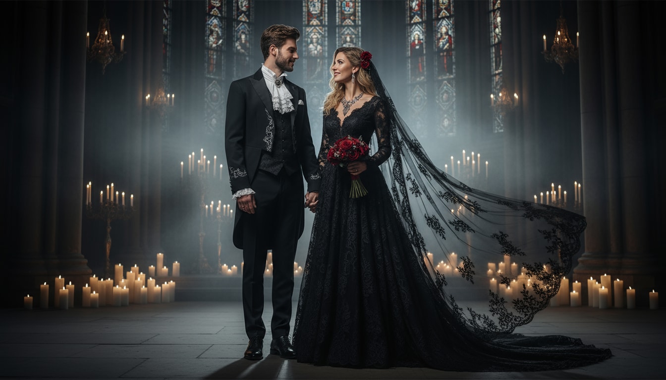 AI Goth Wedding Prompt