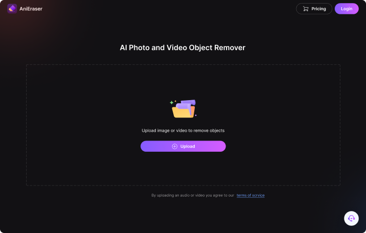 upload video on online watermark remover