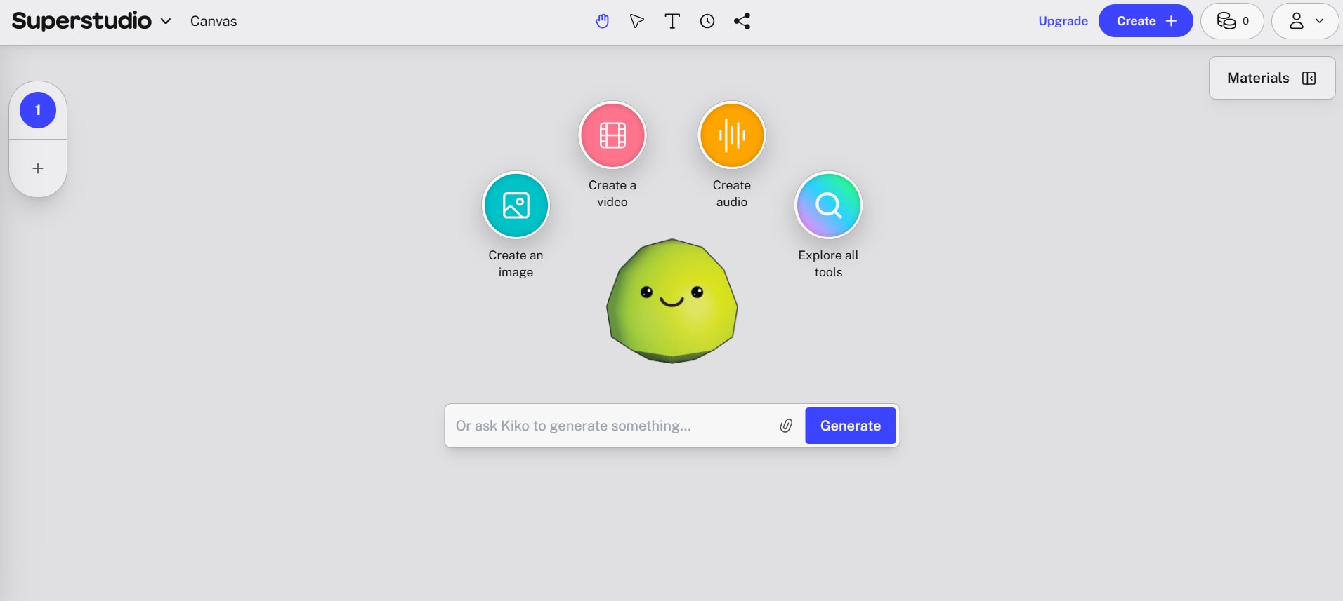 kaiber home dashboard