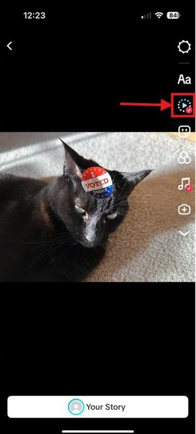 tiktok use the ai alive feature