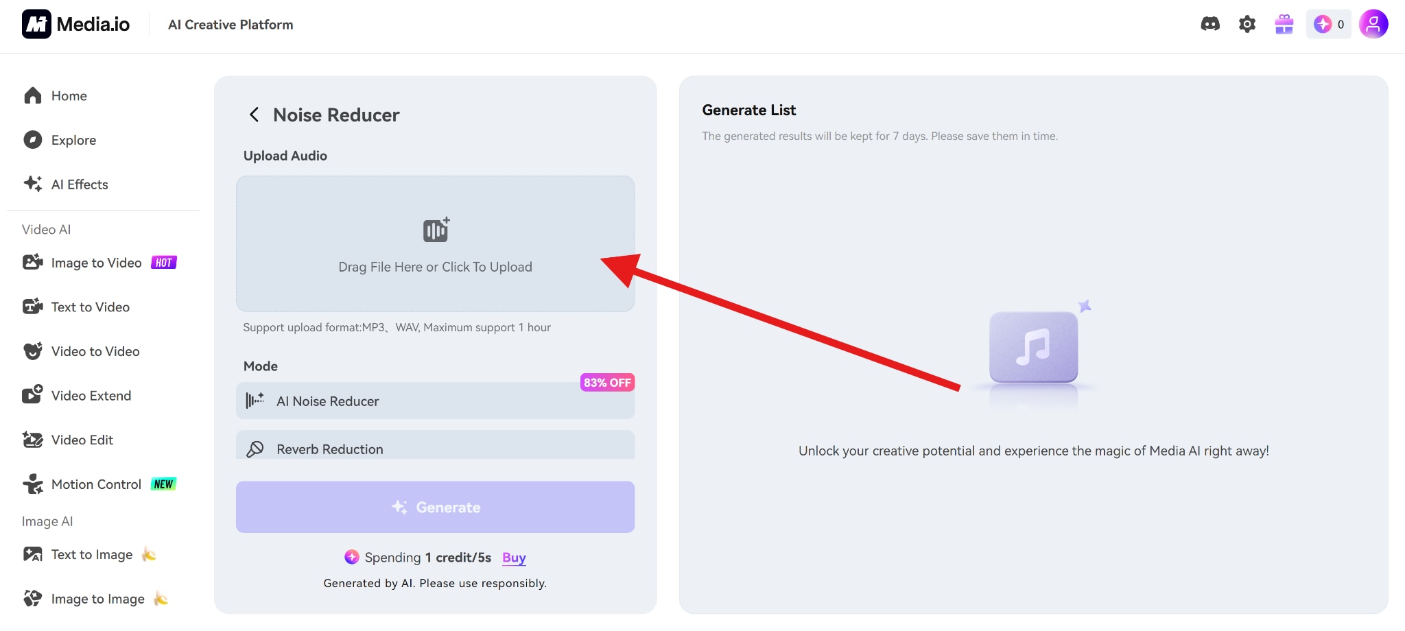 remove background noise from microphone online