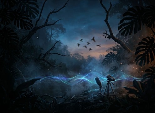 Forest sounds for documentary