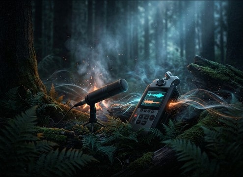 Forest sounds for podcasts