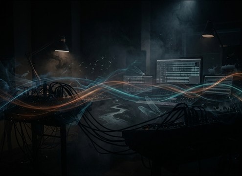 Layered forest sound design
