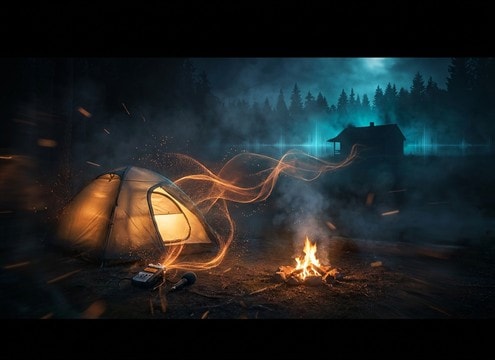 Crickets sound for a camping tent scene at night