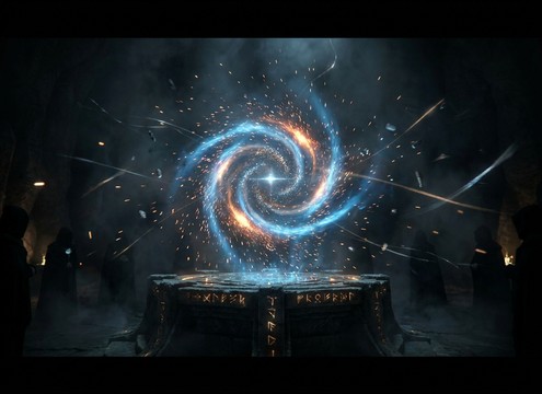reveal swell and stinger for magic reveal scene