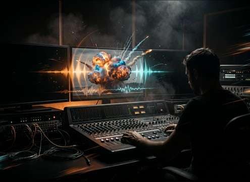 Film explosion audio