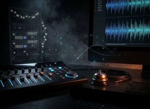 Short jingle bell UI notification sound