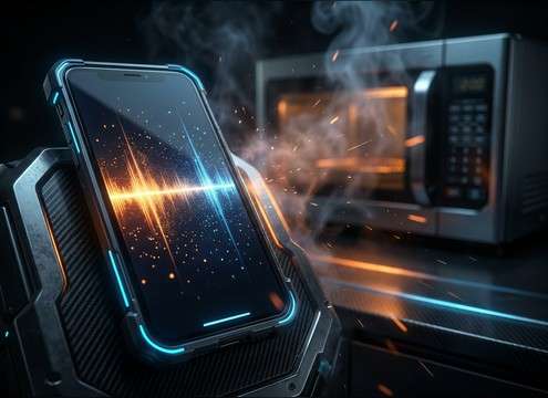 Microwave beeps and dings for mobile game kitchen props