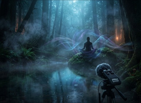 Forest ambience for meditation apps