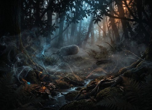 Forest sounds for podcasts