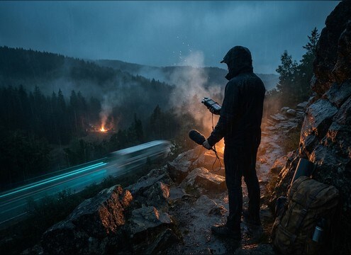 Forest sounds for travel videos