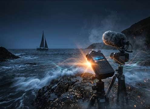 Water sounds for travel videos