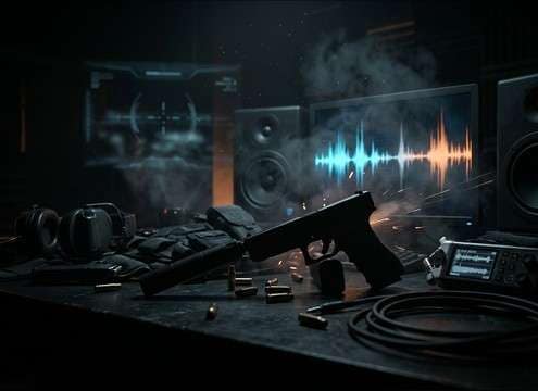 Pistol SFX for game weapons