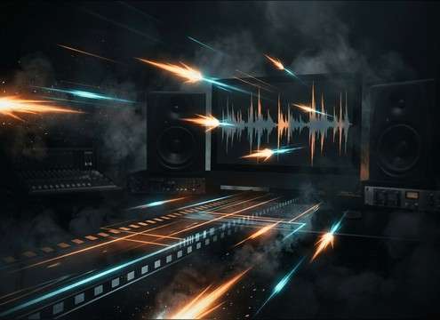 Pistol trailer sound accents