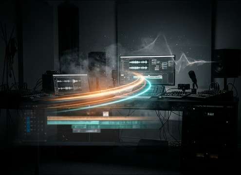 Allergy ad scene using sneeze SFX under voiceover