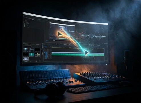 Swipe sound effects for screen recording tutorials