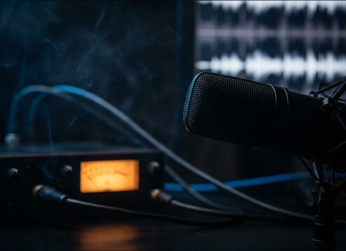 Subtle hmm thinking sound in interview edit