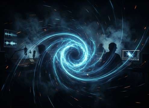 Teleport portal zap sound effect for scene transition