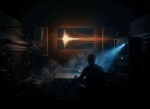 Streaming overlay using a short alert alarm sound
