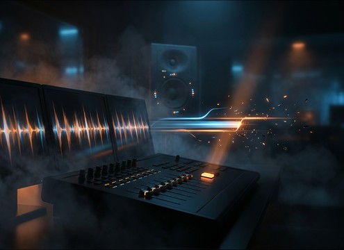 Streaming overlay showing an alert sound trigger