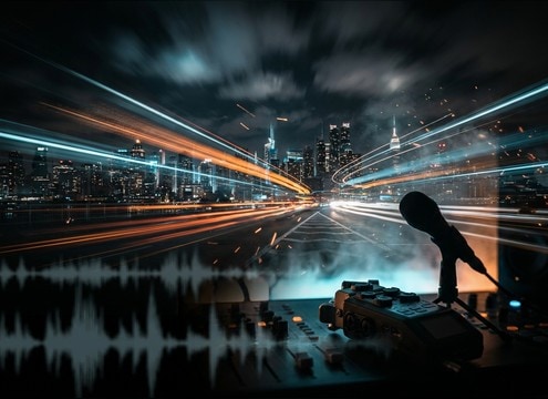 Time-lapse video supported by consistent ambience loop