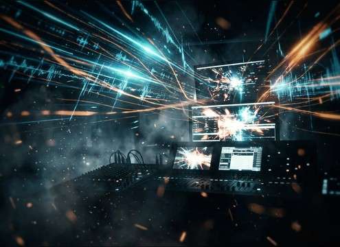 Fast montage of phone notifications with layered beeps