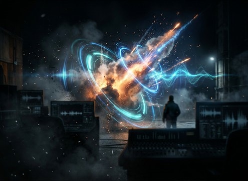 Explosion trailer sound effects