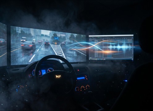 Car horn beeps used in driving instruction video