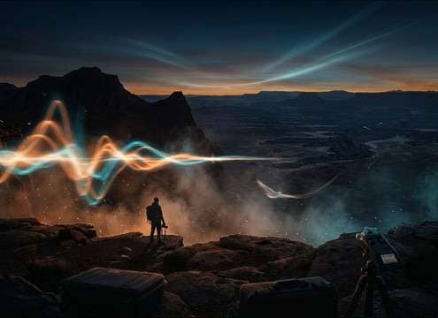 National park title card with an eagle screech sound cue
