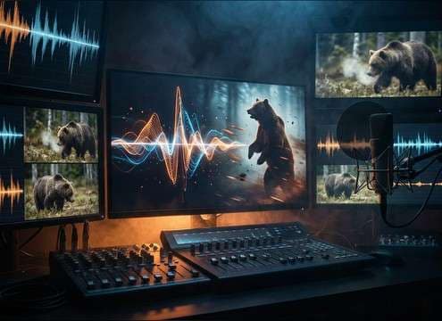 Bear vocal sound effects for wildlife documentary edits