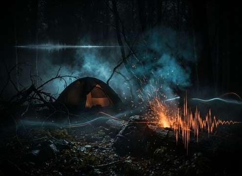 Distant to close bear roar sound design for horror camp audio