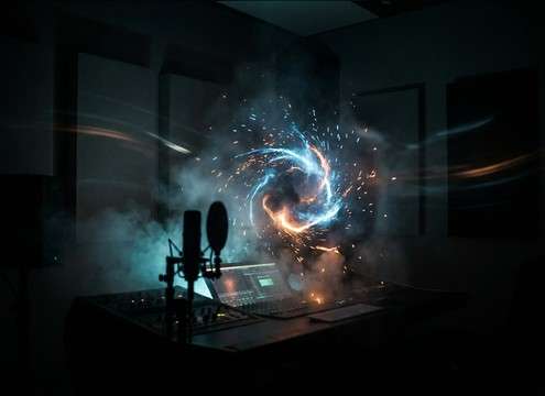 Power-up moment using an energy surge big sound