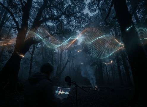 Forest ambience for sleep videos