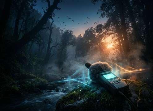 Forest sounds for documentary