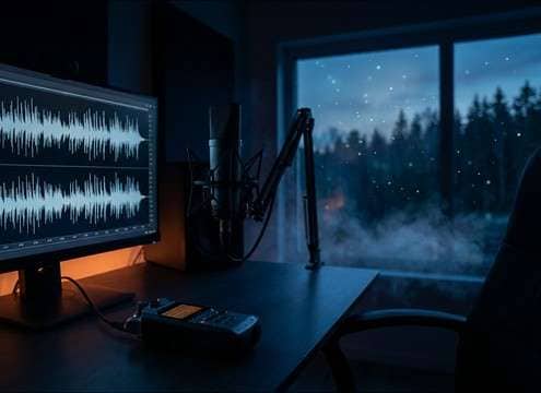 Forest sounds for podcasts