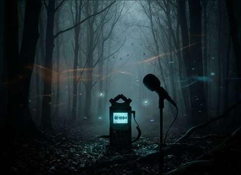 Dark forest ambience